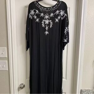 South Main Brand Women's Black Maxi Dress, Size XXL (NWT)